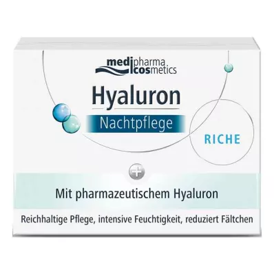 HYALURON NACHTPFLEGE bohatý krém ve skleničce, 50 ml