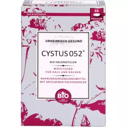 CYSTUS 052 Organické pastilky do krku, 66 ks