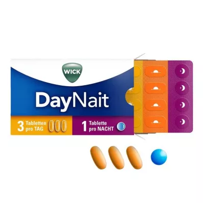 WICK DayNait studené tablety, 16 ks