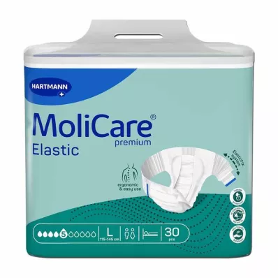 MoliCare® Premium Elastic Slip 5 kapek velikost L, 30 kusů