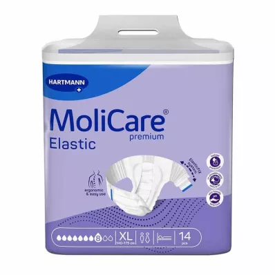 MOLICARE Premium Elastické kalhotky 8 kapek velikost XL, 14 ks