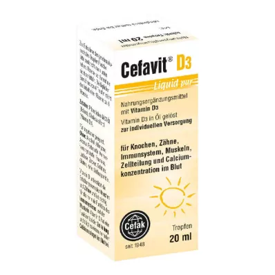 CEFAVIT D3 Tekuté čisté kapky pro perorální použití, 20 ml