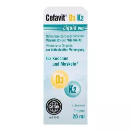CEFAVIT D3 K2 Tekuté čisté kapky pro perorální použití, 20 ml