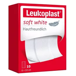 LEUKOPLAST měkká bílá sádra 6x10 cm, 10 ks