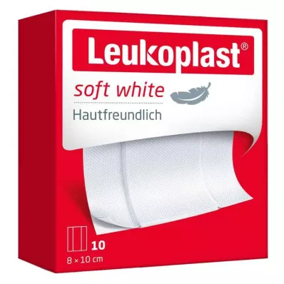 Leukoplast měkká omítka 8x10 cm, 10 ks