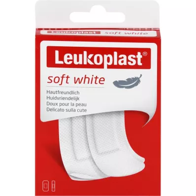 LEUKOPLAST měkké bílé str.19x72mm 12ks/38x72mm 8ks, 20ks