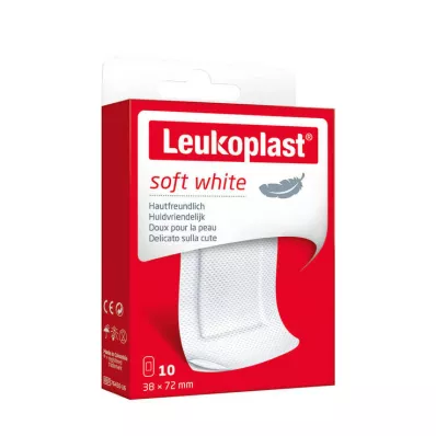 LEUKOPLAST měkké bílé sádrové pásky 38x72 mm, 10 ks
