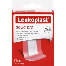 LEUKOPLAST aqua pro proužky 38x63 mm, 10 ks