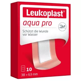LEUKOPLAST aqua pro proužky 38x63 mm, 10 ks