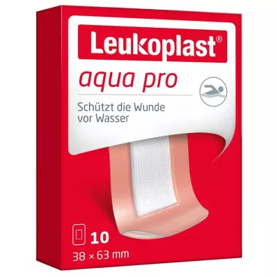 LEUKOPLAST aqua pro proužky 38x63 mm, 10 ks