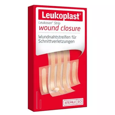 Leukoplast Leukosan Strip sterilní 6x38 mm / 6x75 mm, 9 ks