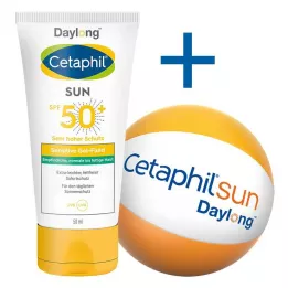 CETAPHIL Sun Daylong SPF 50+ sens.gel-fluid na obličej, 50 ml