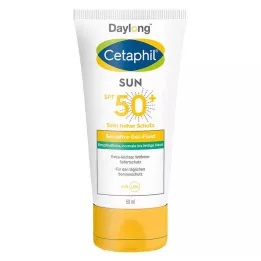 CETAPHIL Sun Daylong SPF 50+ sens.gel-fluid na obličej, 50 ml