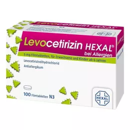LEVOCETIRIZIN HEXAL pro alergie 5 mg potahované tablety, 100 ks