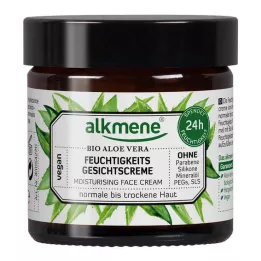 ALKMENE Organický hydratační krém na obličej s aloe vera, 50 ml