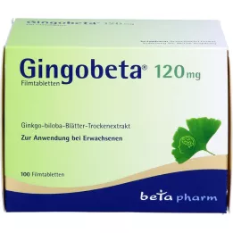 GINGOBETA 120 mg potahované tablety, 100 ks