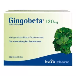 GINGOBETA 120 mg potahované tablety, 100 ks
