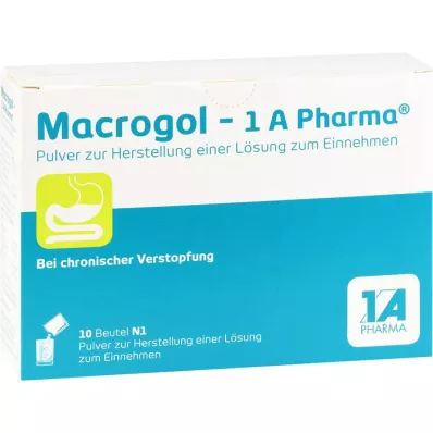 MACROGOL-1A Pharma Plv.z.Her.e.Ls.zum Einnehmen, 10 ks