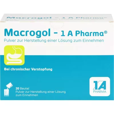 MACROGOL-1A Pharma Plv.z.Her.e.Ls.zum Einnehmen, 20 ks