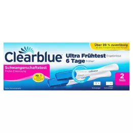 CLEARBLUE Těhotenský test pro včasnou detekci, 2 ks