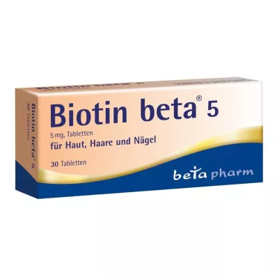 Biotin beta 5 tablet, 30 ks