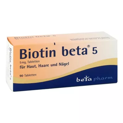 Biotin beta 5 tablet, 90 ks