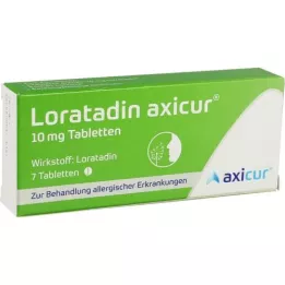 LORATADIN axicur 10 mg tablety, 7 ks