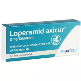 LOPERAMID axicur 2 mg tablety, 10 ks