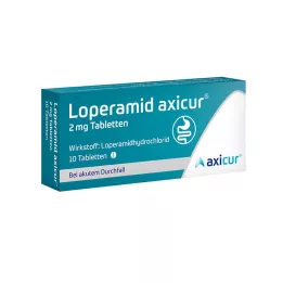 Loperamide axicur® 2 mg tablety, 10 ks