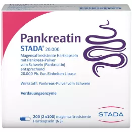 PANKREATIN STADA 20 000 tvrdých enterických tobolek, 200 ks