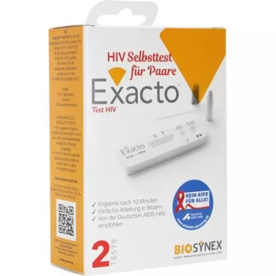 EXACTO HIV Autotest pro páry, 1 ks