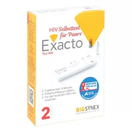 EXACTO HIV Autotest pro páry, 1 ks