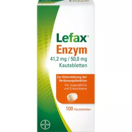 LEFAX Enzymové žvýkací tablety, 100 ks