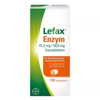 Enzymové žvýkací tablety Lefax, 100 ks