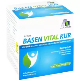 BASEN VITAL KUR plus vitamin D3+K2 v prášku, 60 ks