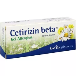CETIRIZIN beta potahované tablety, 30 ks