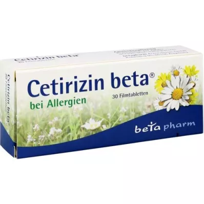 CETIRIZIN beta potahované tablety, 30 ks