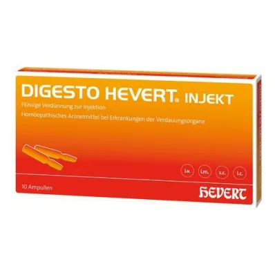 DIGESTO Injekční ampule Hevert, 10X2 ml