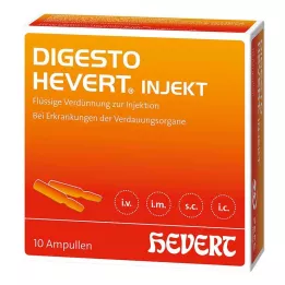 DIGESTO Injekční ampule Hevert, 10X2 ml