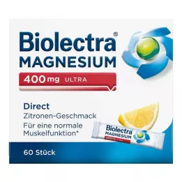 BIOLECTRA Hořčík 400 mg ultra Direct Lemon, 60 kapslí