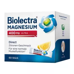 BIOLECTRA Hořčík 400 mg ultra Direct Lemon, 60 kapslí