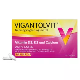 VIGANTOLVIT Vitamin D3 K2 Vápník Potahované tablety, 30 kapslí