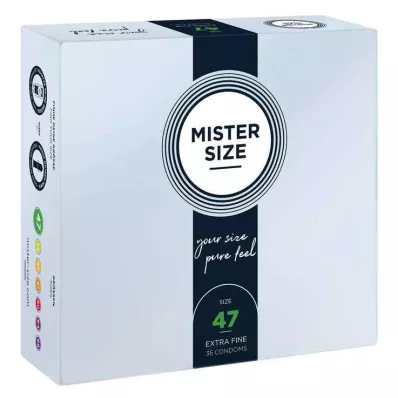 MISTER SIZE 47 kondomů, 36 ks