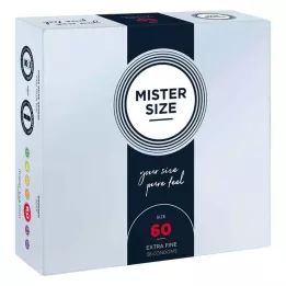 MISTER Kondomy velikosti 60, 36 ks