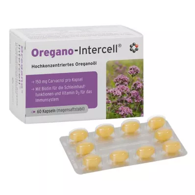 OREGANO-INTERCELL měkké kapsle s enterickým obalem, 60 ks