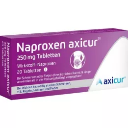 NAPROXEN axicur 250 mg tablety, 20 ks