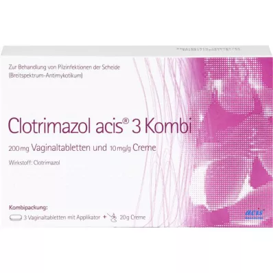 CLOTRIMAZOL acis 3 combipack, 1 ks