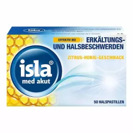 ISLA MED akutní citrusovo-medové pastilky, 50 ks