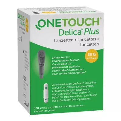 Jehlové lancety One Touch Delica Plus, 100 ks