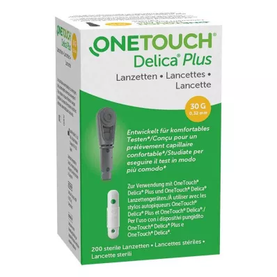 Jehlové lancety One Touch Delica Plus, 200 ks